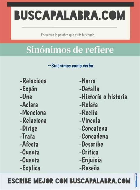 referir sinonimo|sinónimos se refiere.